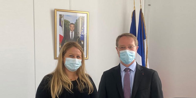 Rencontre entre Nadia Hai, ministre déléguée chargée de la Ville, et François Asselin