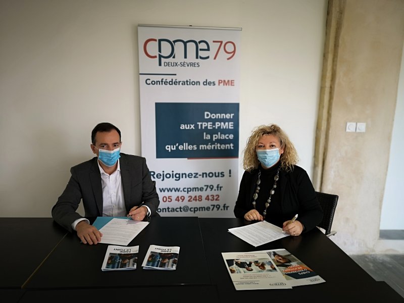 La CPME 79 et AG2R LA MONDIALE nouent un partenariat afin de renforcer l’accompagnement des chefs d’entreprise du département