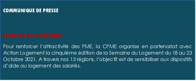SEMAINE DU LOGEMENT 2021