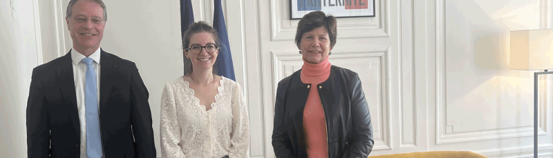 Rencontre avec la ministre Aurore Bergé