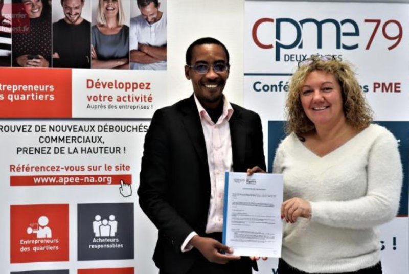 La CPME 79 et l’APEE signe un partenariat pour soutenir les entrepreneurs des quartiers prioritaires